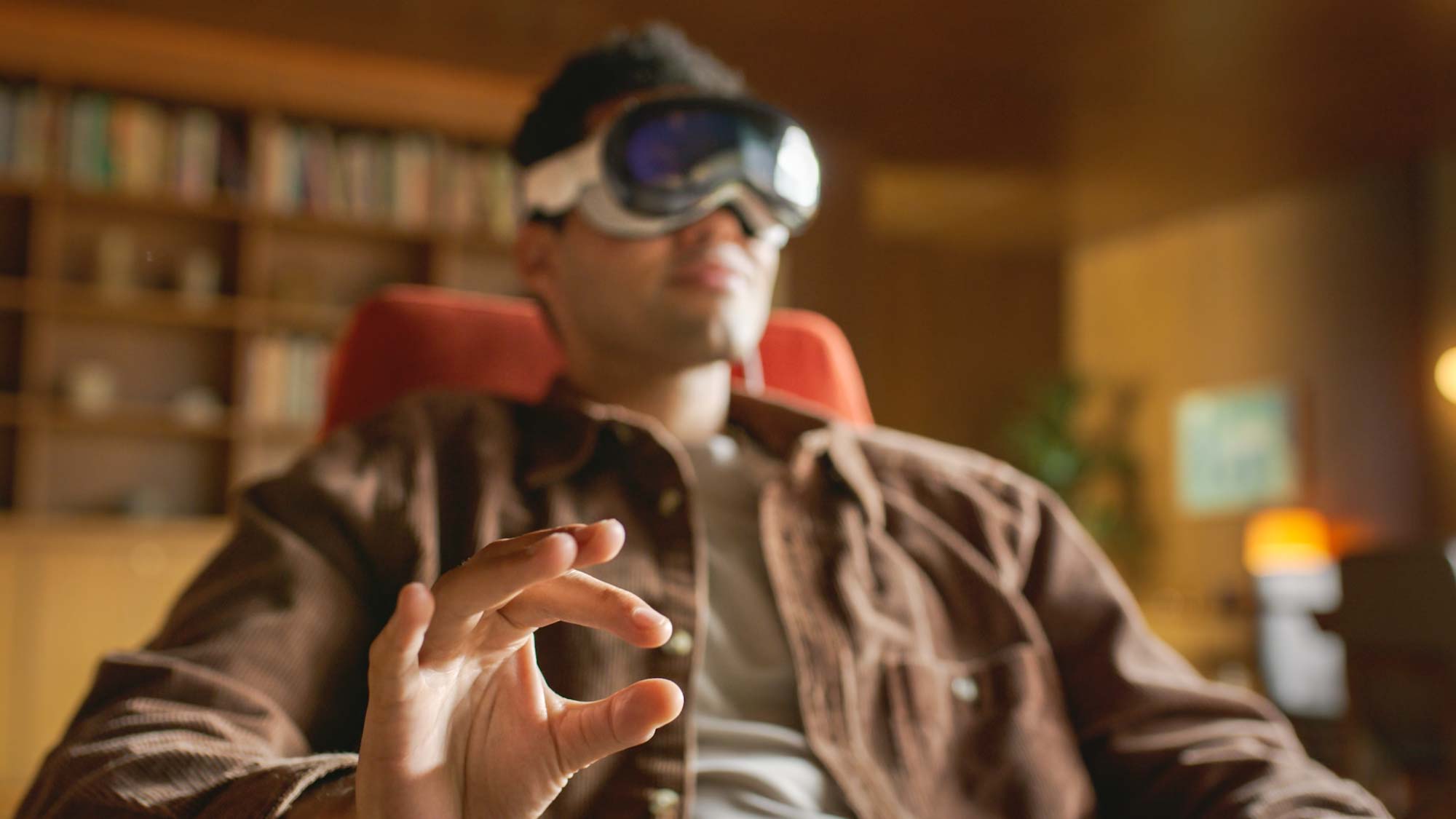 Έλεγχος χειρονομιών Apple Vision Pro