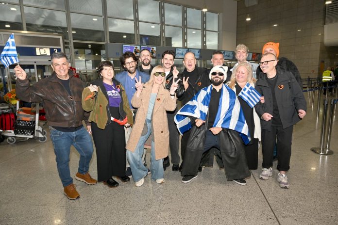 Eurovision 2026: Η ελληνική αποστολή αναχώρησε για την Αυστρία - Τυπολογίες