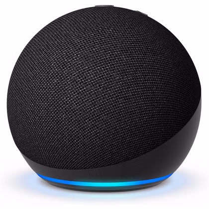 amazon echo dot (5th gen) σε λευκό φόντο