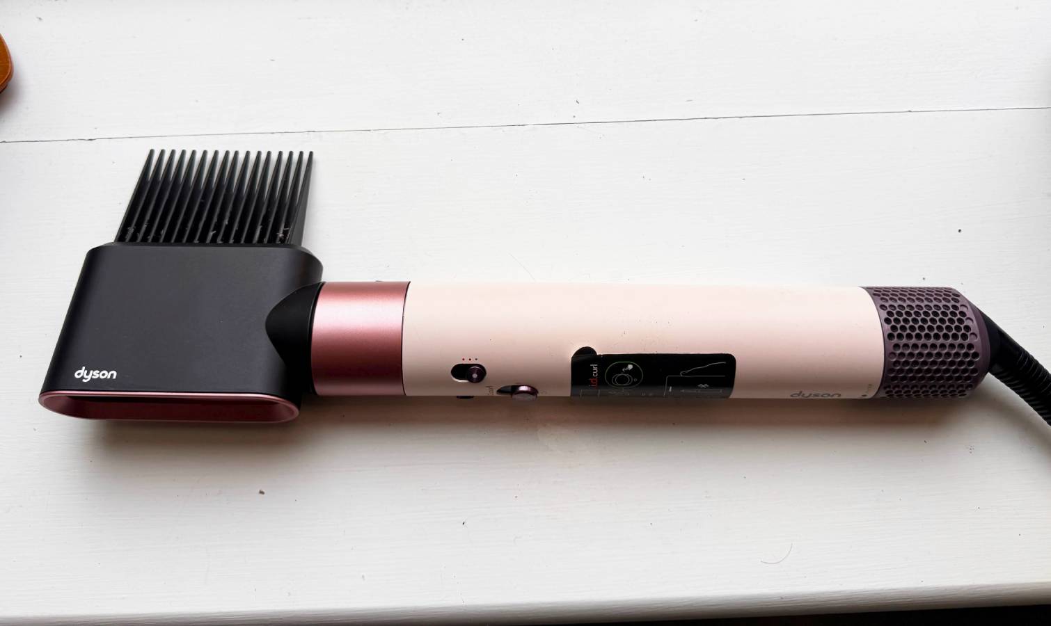 Dyson Airwrap id Curly + Coily με εξάρτημα χτένας με φαρδιά δόντια