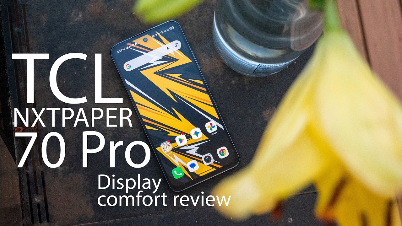 TCL NXTPAPER 70 Pro PWM και ανασκόπηση άνεσης οθόνης - YouTube