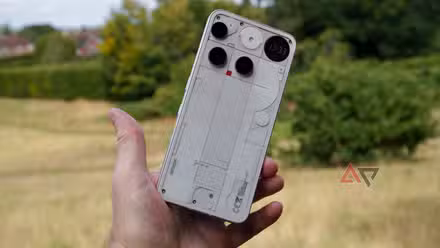 A person holding the Nothing Phone 3