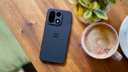 The OnePlus 15 on a table